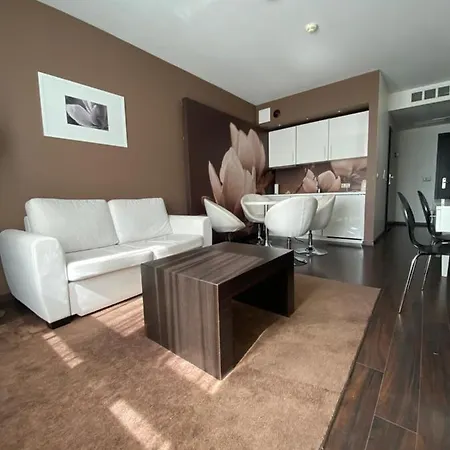 Prywatny Salon Z Aneksem Kuchennym I Sypialnia W Diva 코워브제크